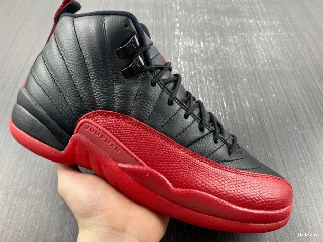 1st Kicks Shoes Game Flu Retro Jordan 12 130690-002 (2016) 0629